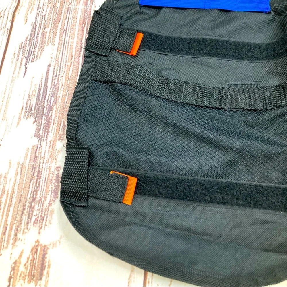 Tactical Nerf Gun Vest 7Seven Toys Black & Cobalt Blue Sz OSFM - Picture 4 of 6
